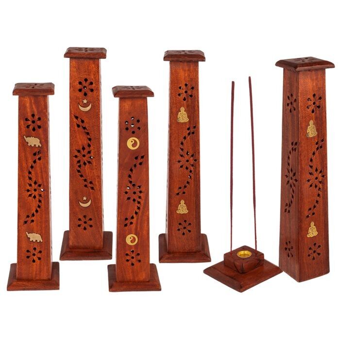 Wooden incense box, standing,