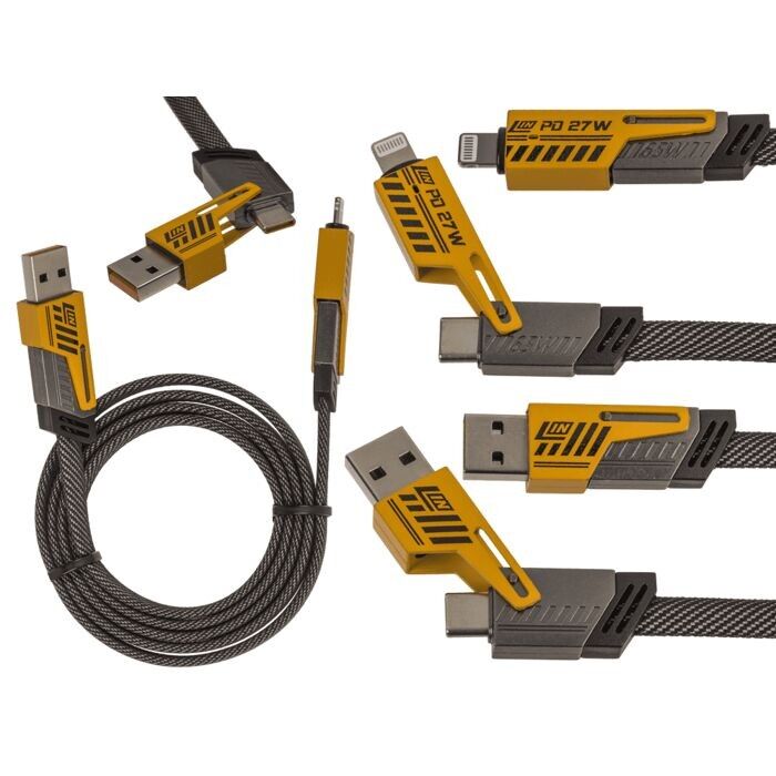 4-in-1 fast charging cable, length: 1 m,