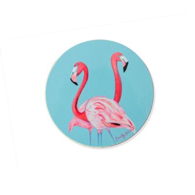 Flossy and Amber Round Coaster (set of 4)