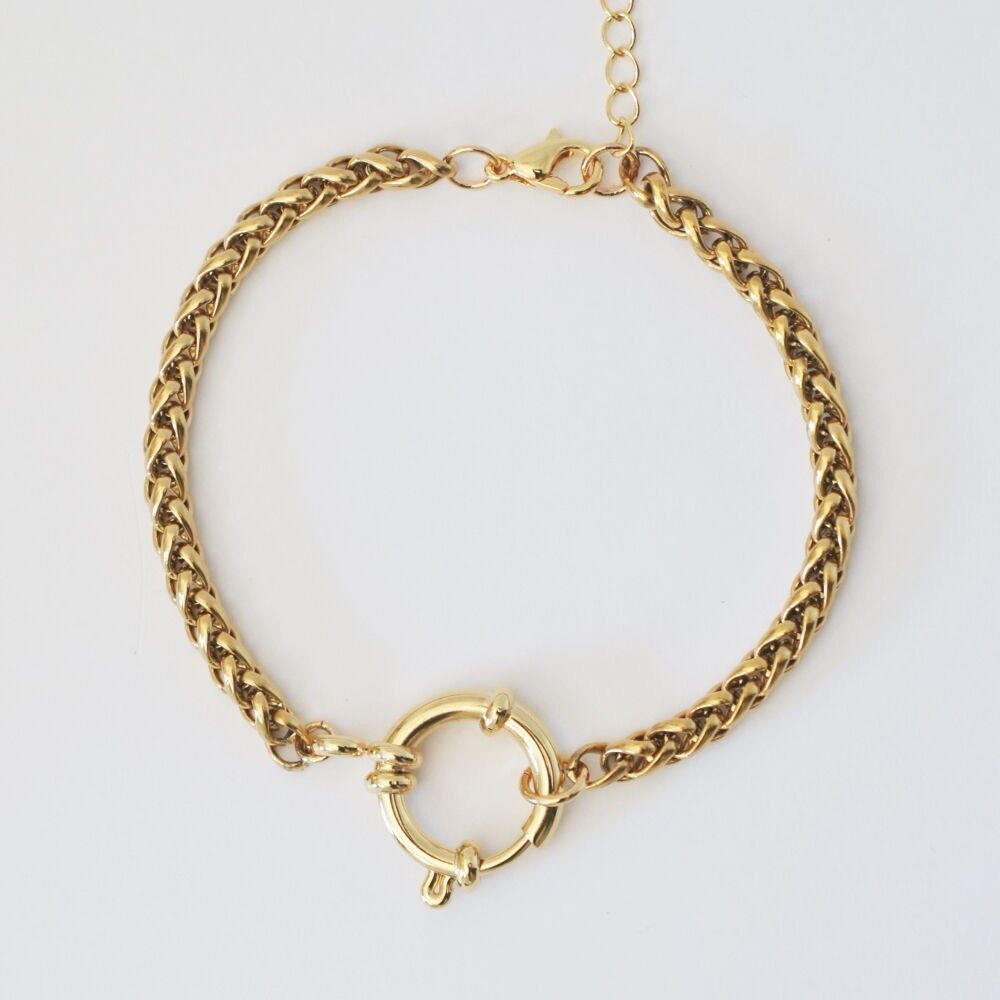 Giselle Armband / Edelstahl / Austauschbare Anhänger