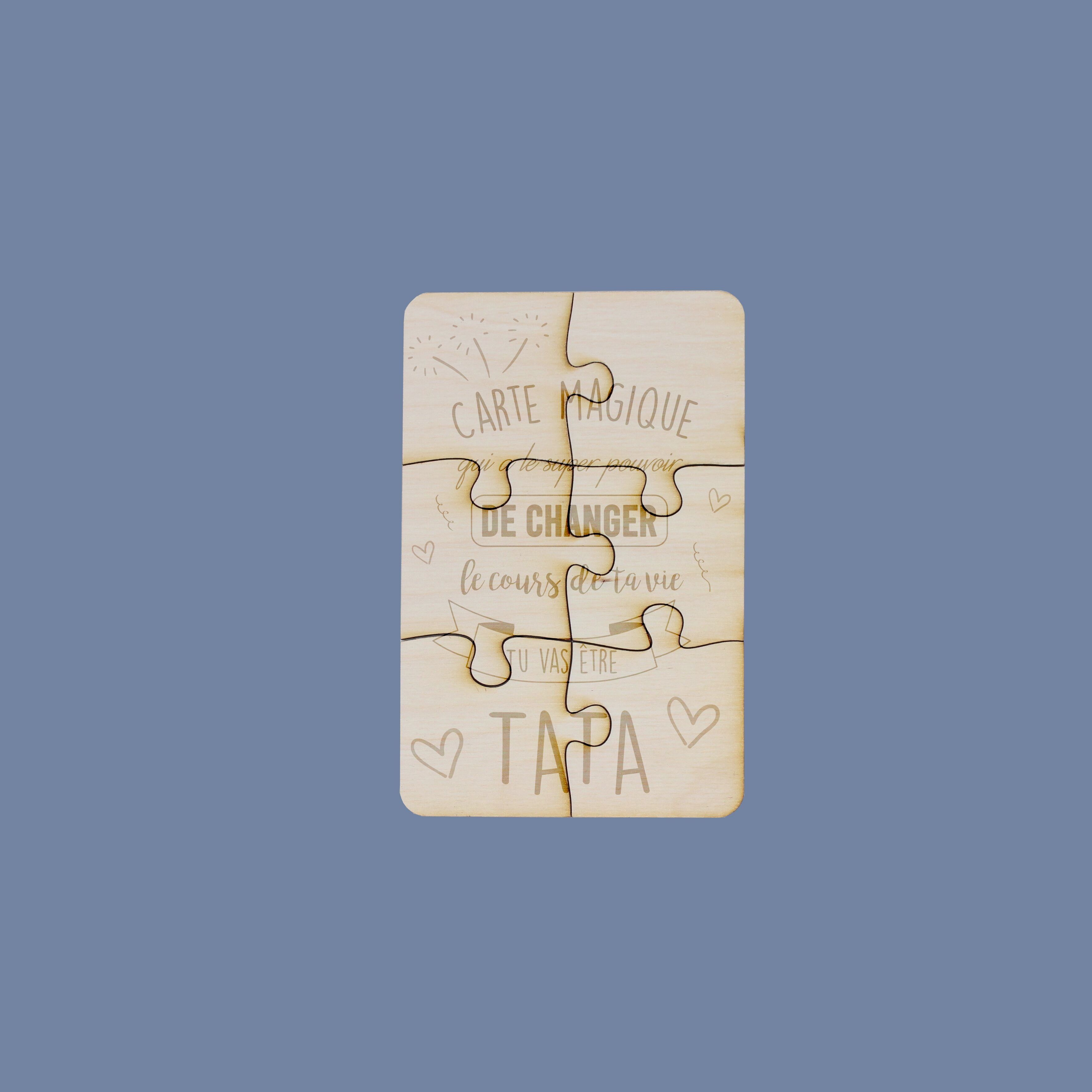 Puzzle con messaggio da 6 pezzi da regalare