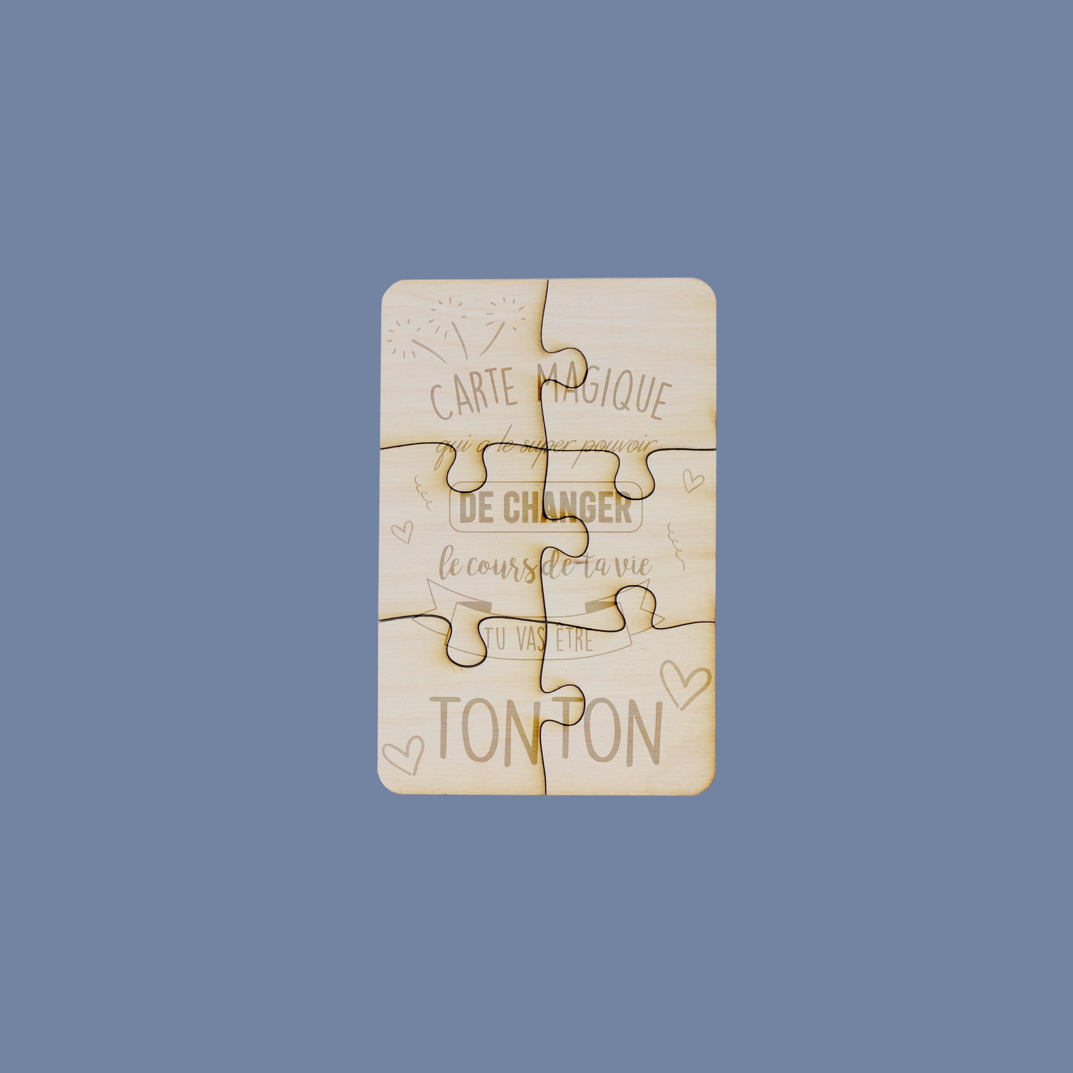 Puzzle con messaggio da 6 pezzi da regalare