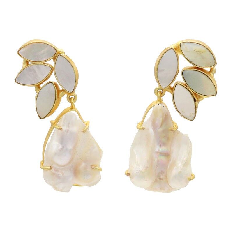 Arista-Perlmutt-Ohrringe