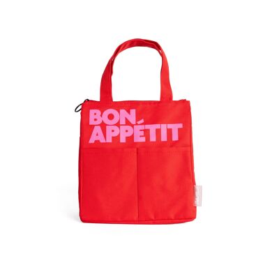 SAC À LUNCH ISOTHERME BON APPÉTIT ROUGEÂTRE HF