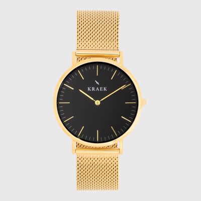 Loa | Goud | Mesh | 36 mm