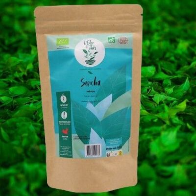 Té verde natural - Sencha - Bolsa de hojas sueltas 80g