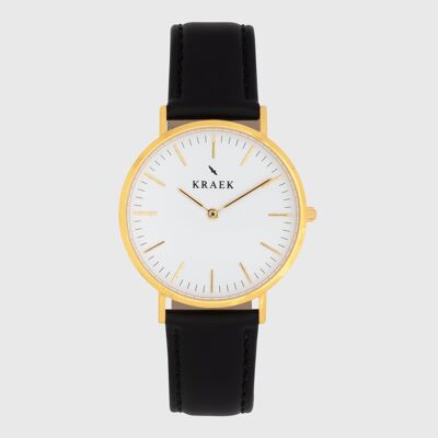 Phoebe | Gold | Zwart | 36 mm