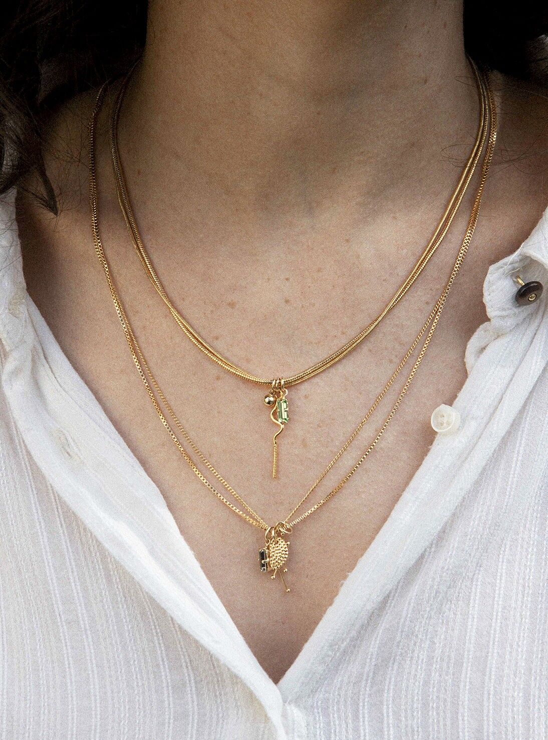 Double Venetian Epure necklace