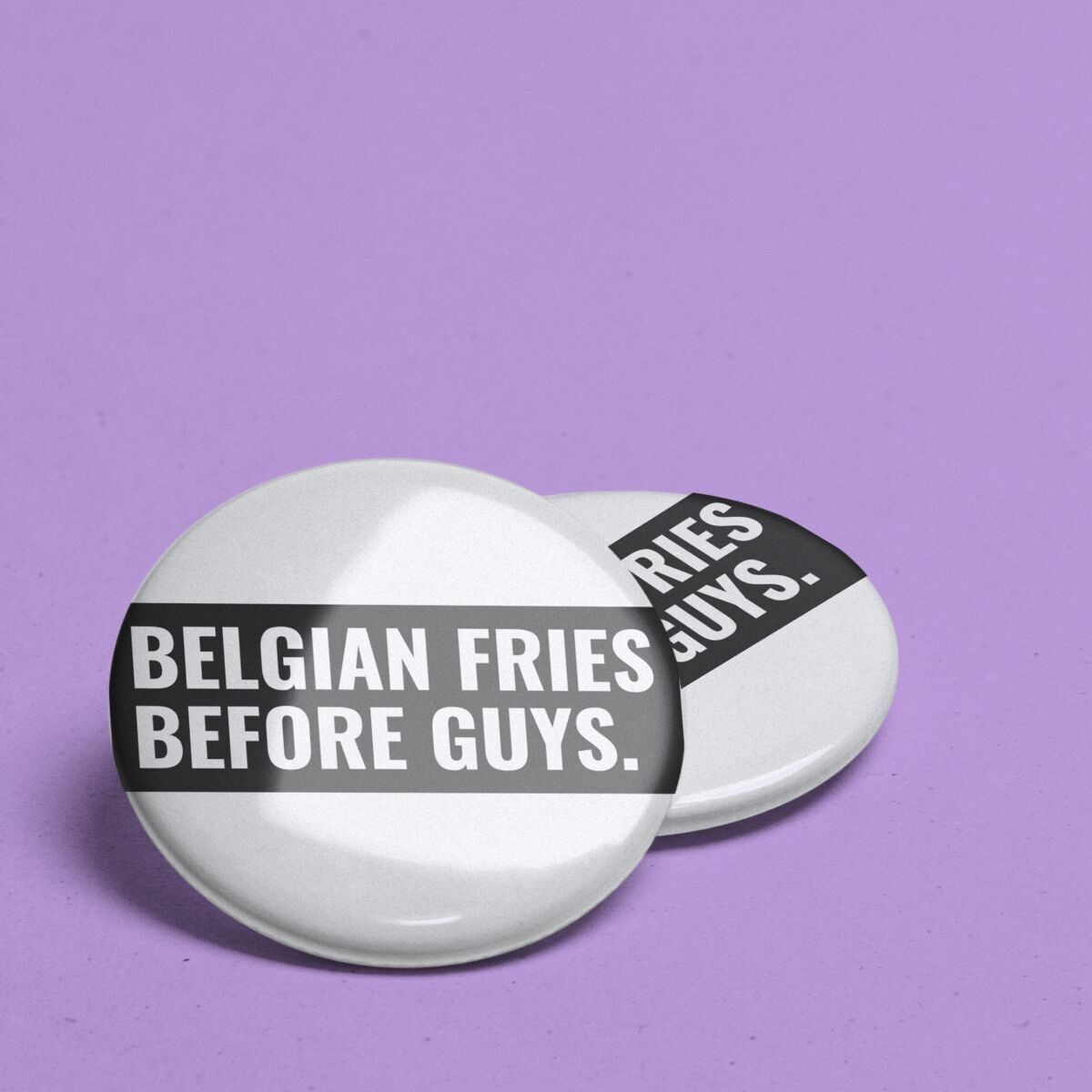 Belgian fries before guys bottle opener
