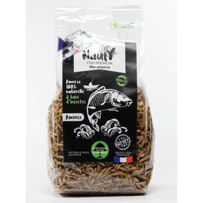 One insect premium insectes soufflés + farine de pellets 700g
 Blown insects + pellets flour - Nauty