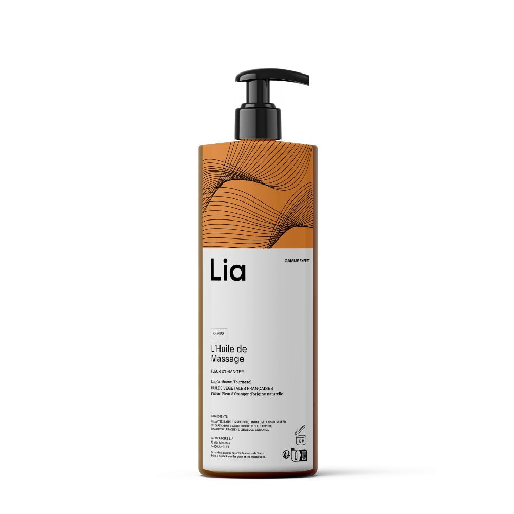 100 % natürliches Massageöl, 500 ml – Salon-/Profi-Größe