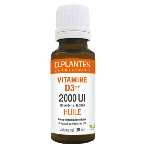 Vitamine D3++ huile 2000 UI 20 ml