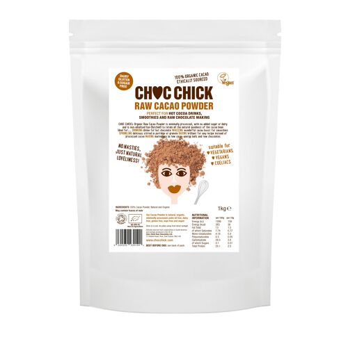 Choc Chick Organic Raw Cacao Powder 1kg