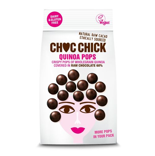 Choc Chick Quinoa Pops Cacao Snack (120g)