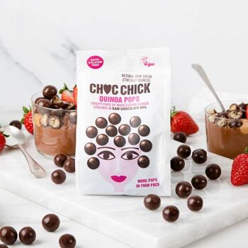Choc Chick Quinoa Pops Cacao Snack (120g) 3
