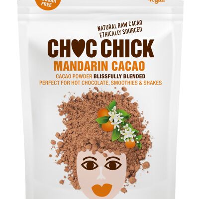 Choc Chick Mandarino Cacao Crudo Polvere 250g Scatola da 6 x 250g