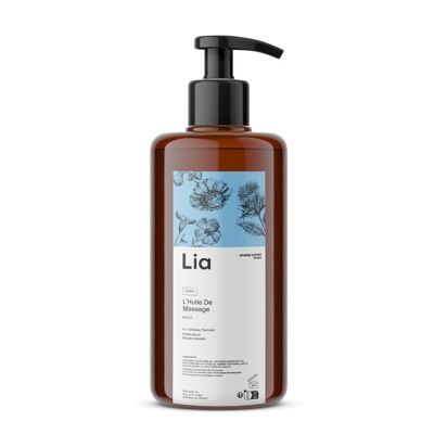 100% natural massage oil, 1 LITER format
