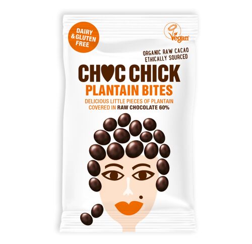 Choc Chick Plantain Bites Cacao Snack 30g Box of 72 x 30g
