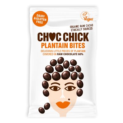 Choc Chick Plátano Bites Cacao Snack 30g Caja de 72 x 30g