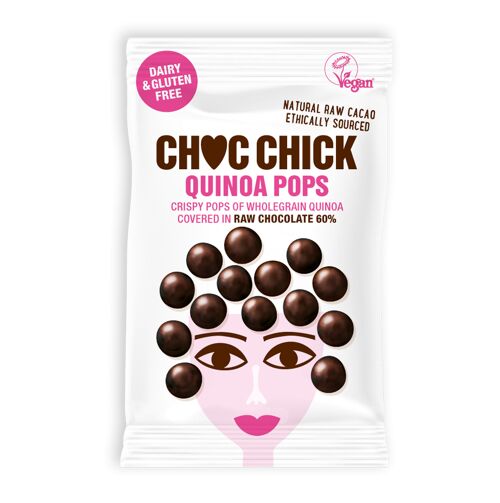 Choc Chick Quinoa Pops Cacao Snack 30g Box of 18 x 30g