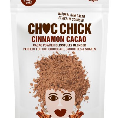 Choc Chick Cannella Cacao Crudo Polvere 250g Scatola da 6 x 250g