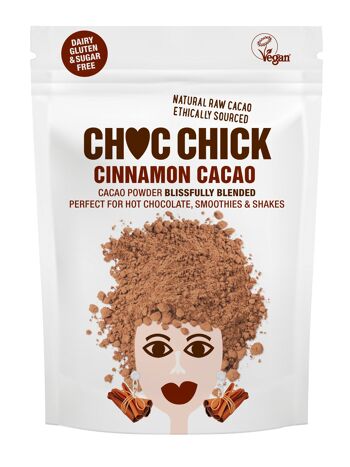 Poudre de cacao cru Choc Chick Cannelle 250g Boite de 6 x 250g 1