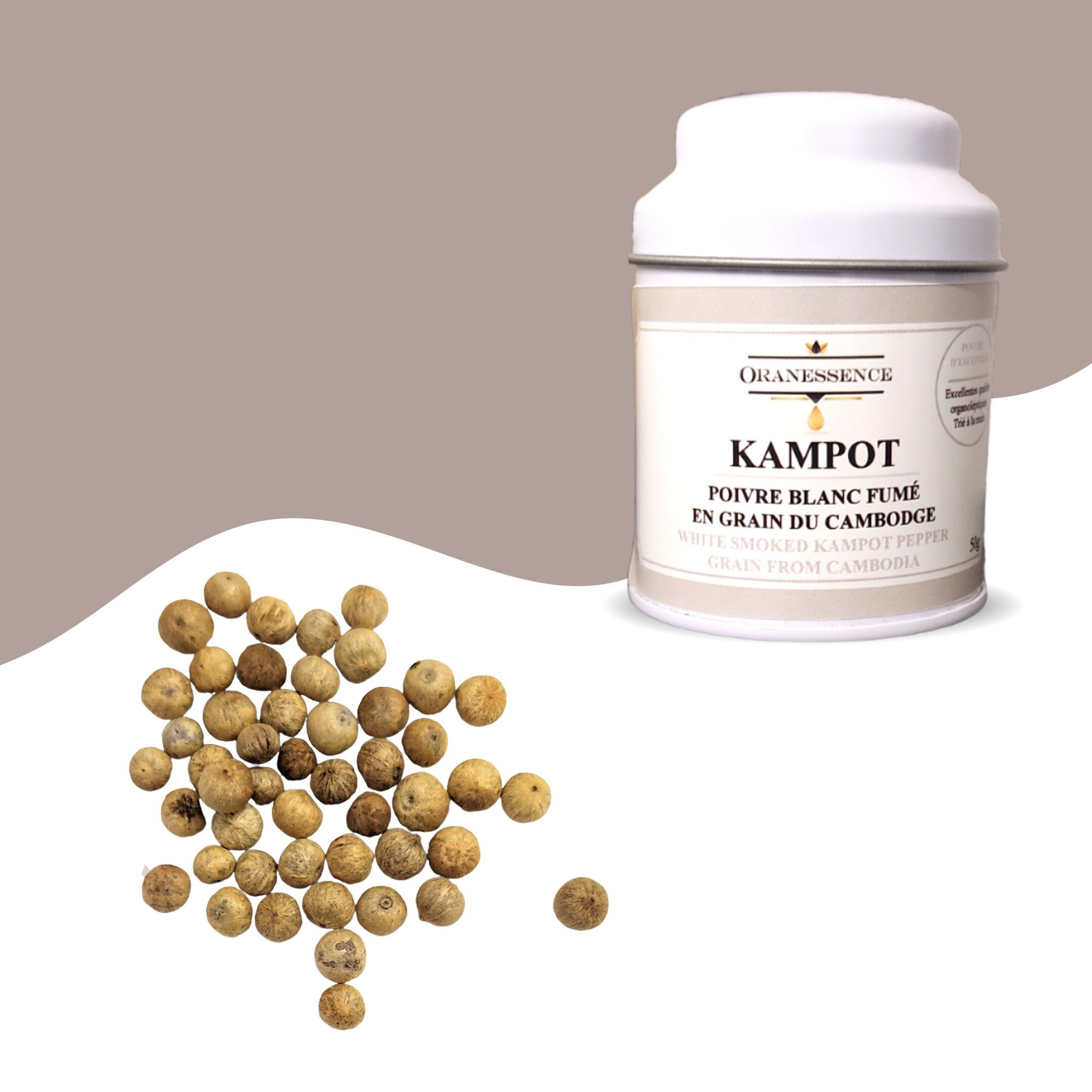 Smoked Kampot white pepper