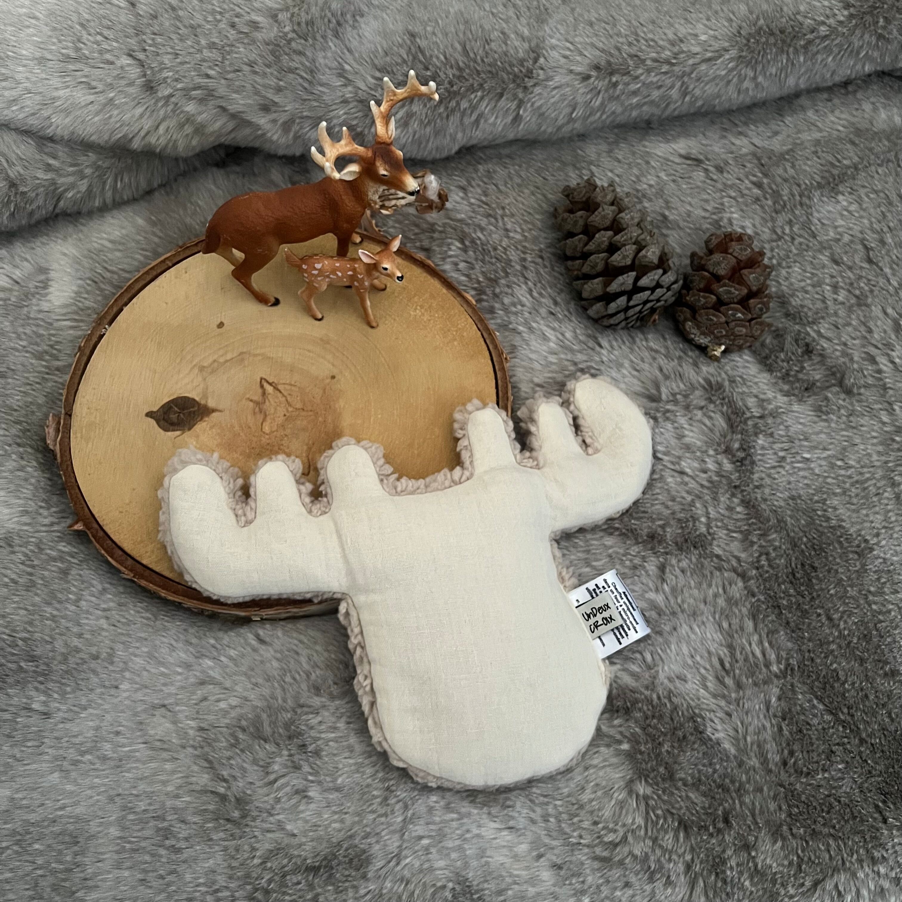 doudou bouillotte sèche bébé - ELAN - écru