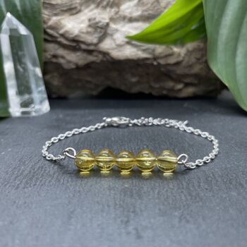 Bracelet Pentaperle Citrine 2