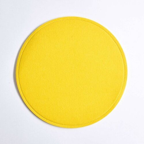 Felt Tops in Various Colours - Perfect for our Stools, Pillars and Benches - Yellow