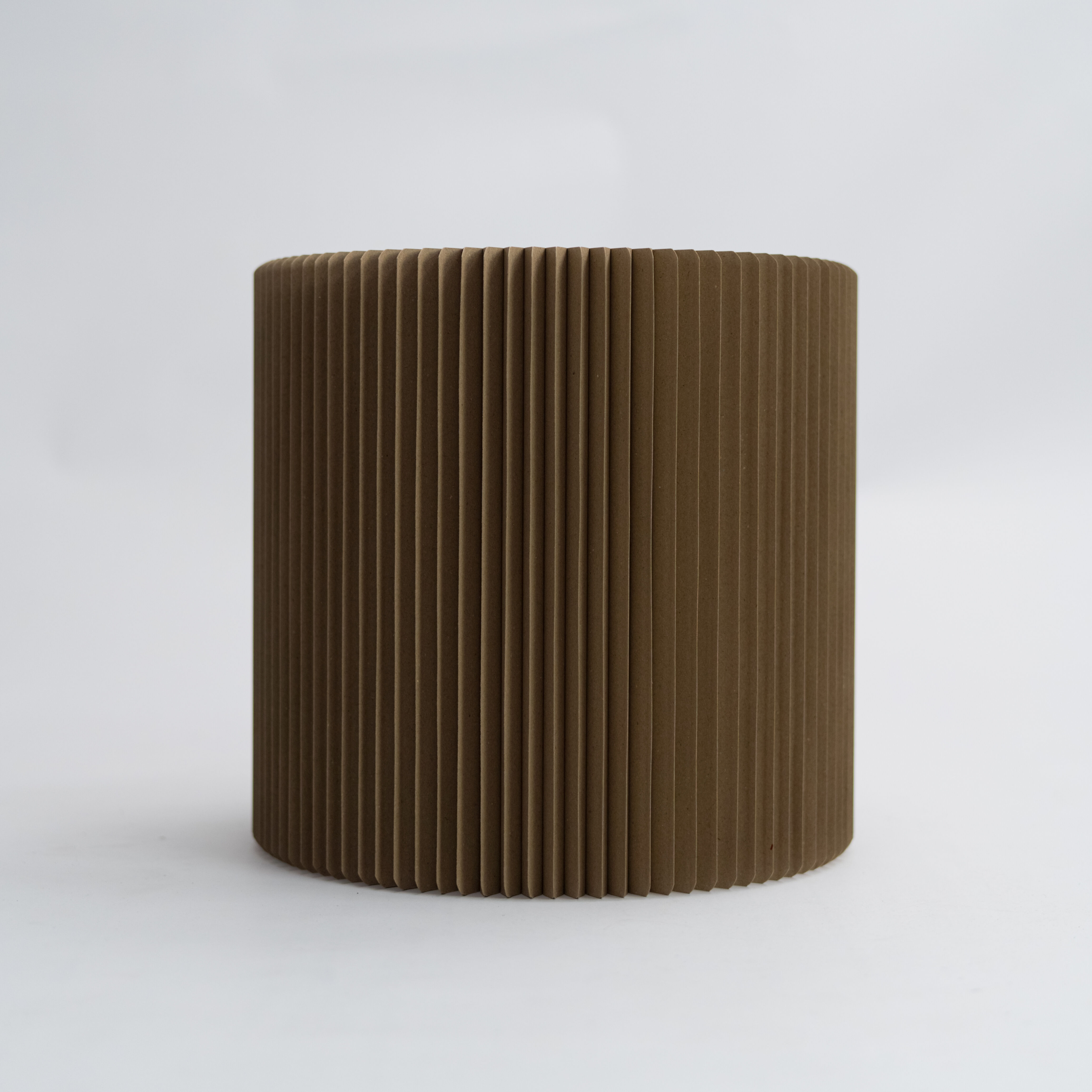 Foldable Circular Paper Table - Recycled - 50cm ⌀ x 50cm H