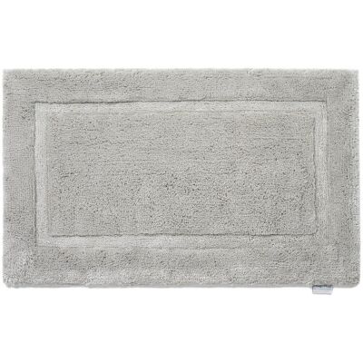 Alfombra Hug con borde de bambú - Gris