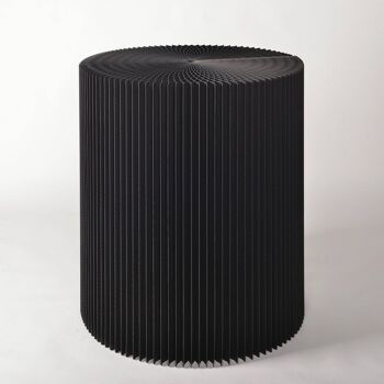 Table d'affichage pilier - Noir - 30cm x 110cm H 3