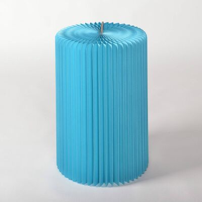 Mesa de exhibición de pilar - Azul - 30cm ⌀ x 110cm H