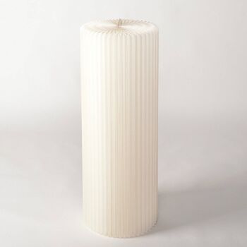 Table d'affichage pilier - Blanc - 30cm x 110cm H 2