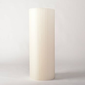 Table d'affichage pilier - Blanc - 30cm x 110cm H 3