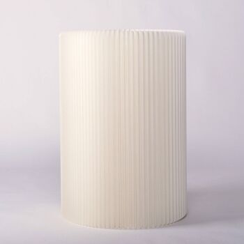Table d'affichage pilier - Blanc - 30cm x 110cm H 5