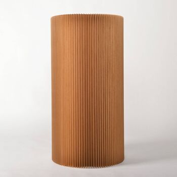 Table d'affichage pilier - Marron - 30cm x 110cm H 2