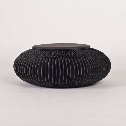 Paper Foot Stool - Black