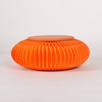 Paper Foot Stool - Orange