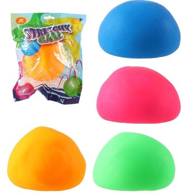 Pelota elástica Squeeze Stretch de 11 cm y 212 gramos, 4 colores surtidos, P/B