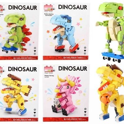 Bloques de construcción de dinosaurios 193 - 200 piezas