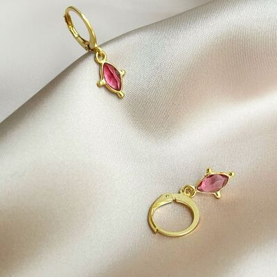 Yuka Earrings - Pink
