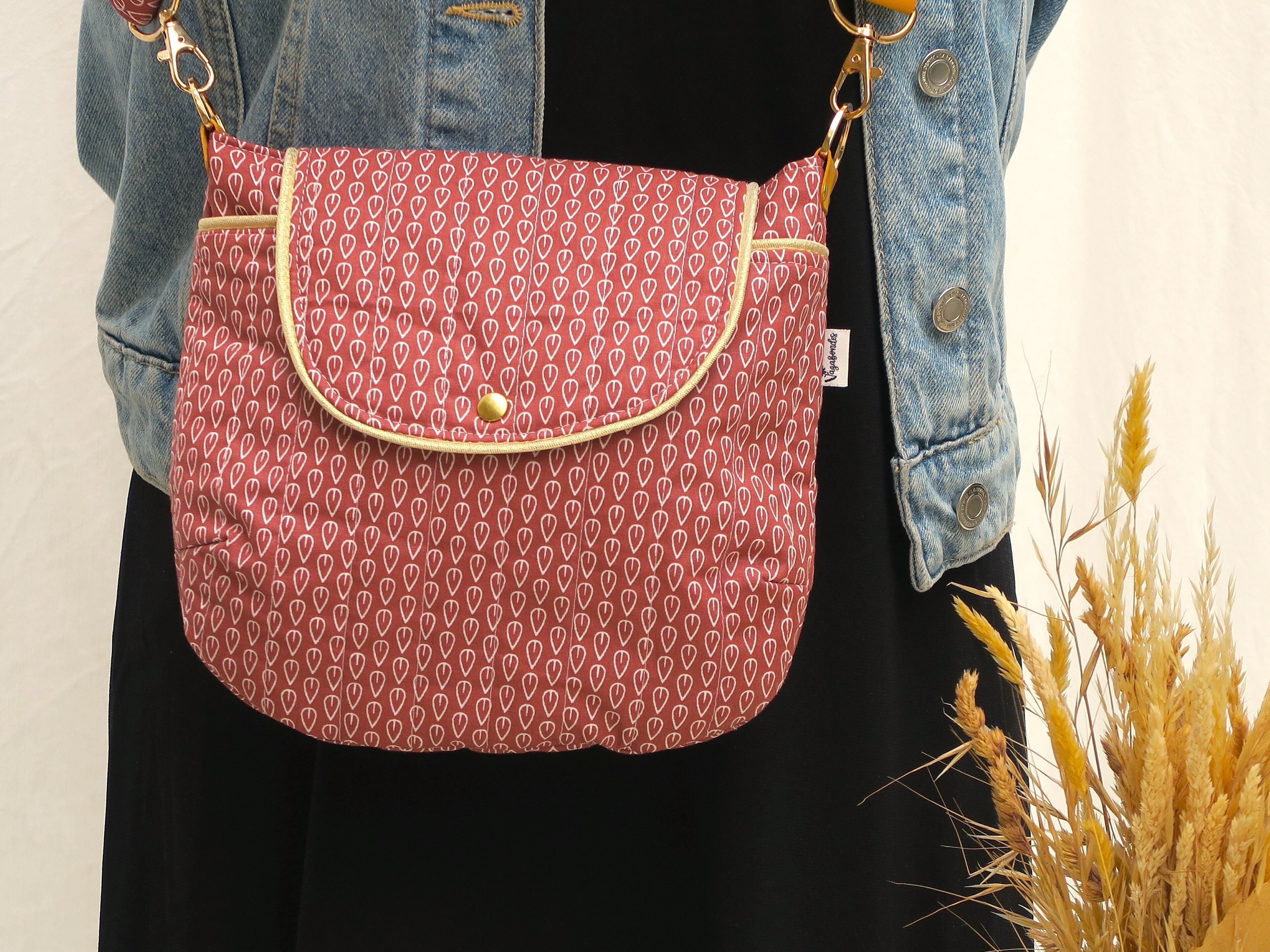 Borsa Panjim – Fatta a mano in Francia | Tessuto e pelle riciclati