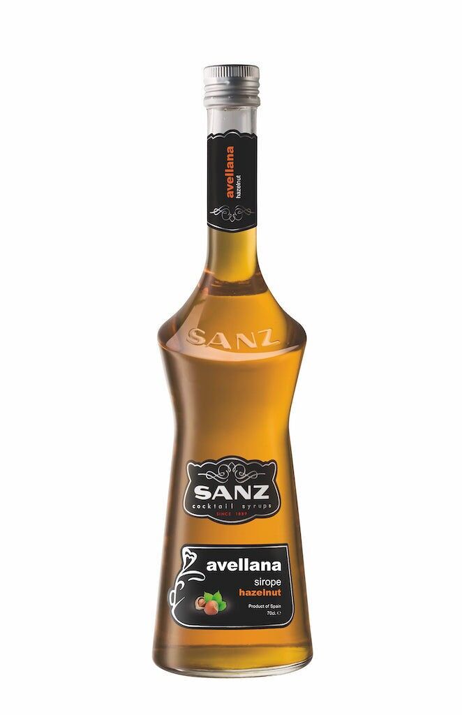 Sciroppo di nocciole Sanz 0,7l – analcolico, con aroma naturale di nocciola