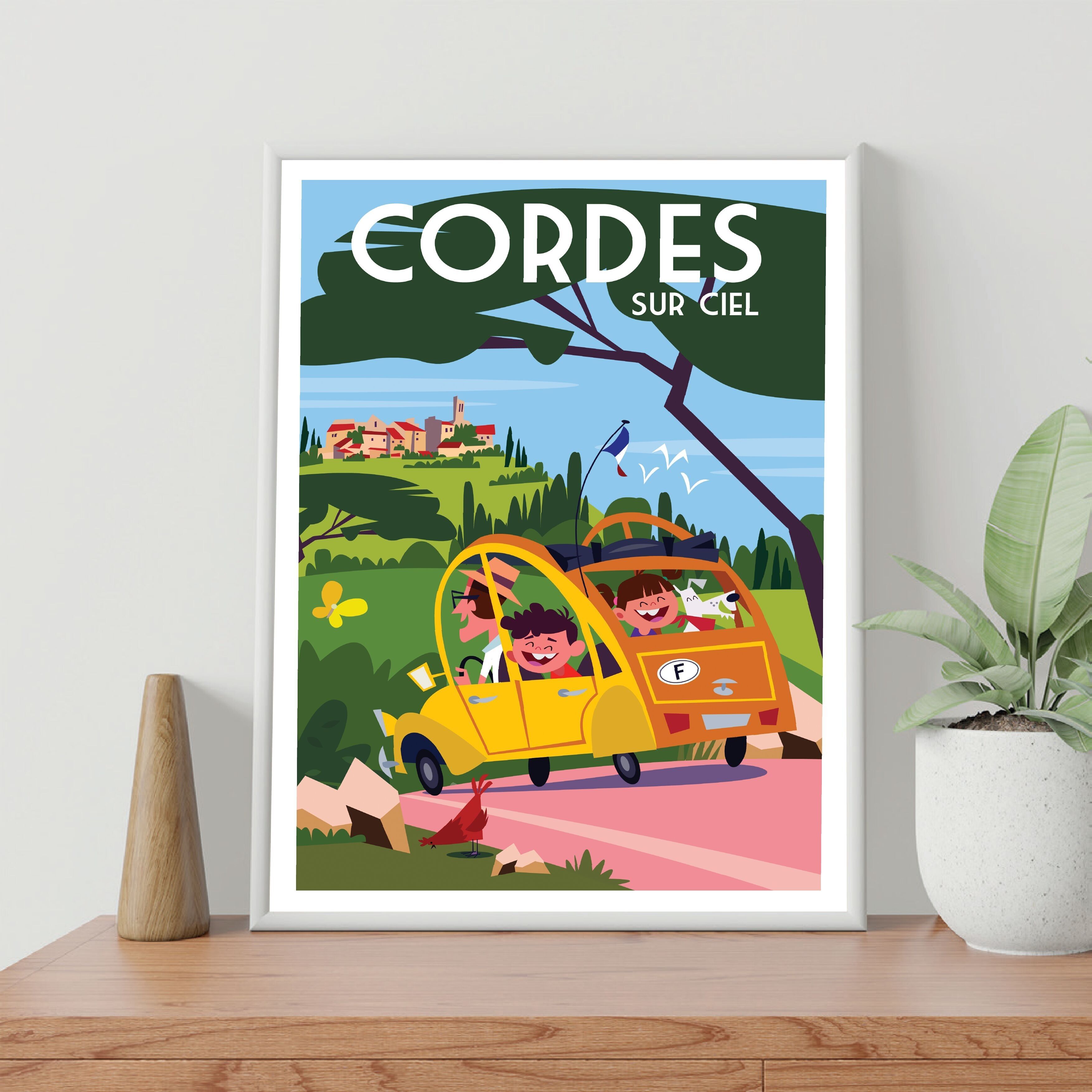 POSTER 30 CM PER 40 CM CORDE UMORISMO