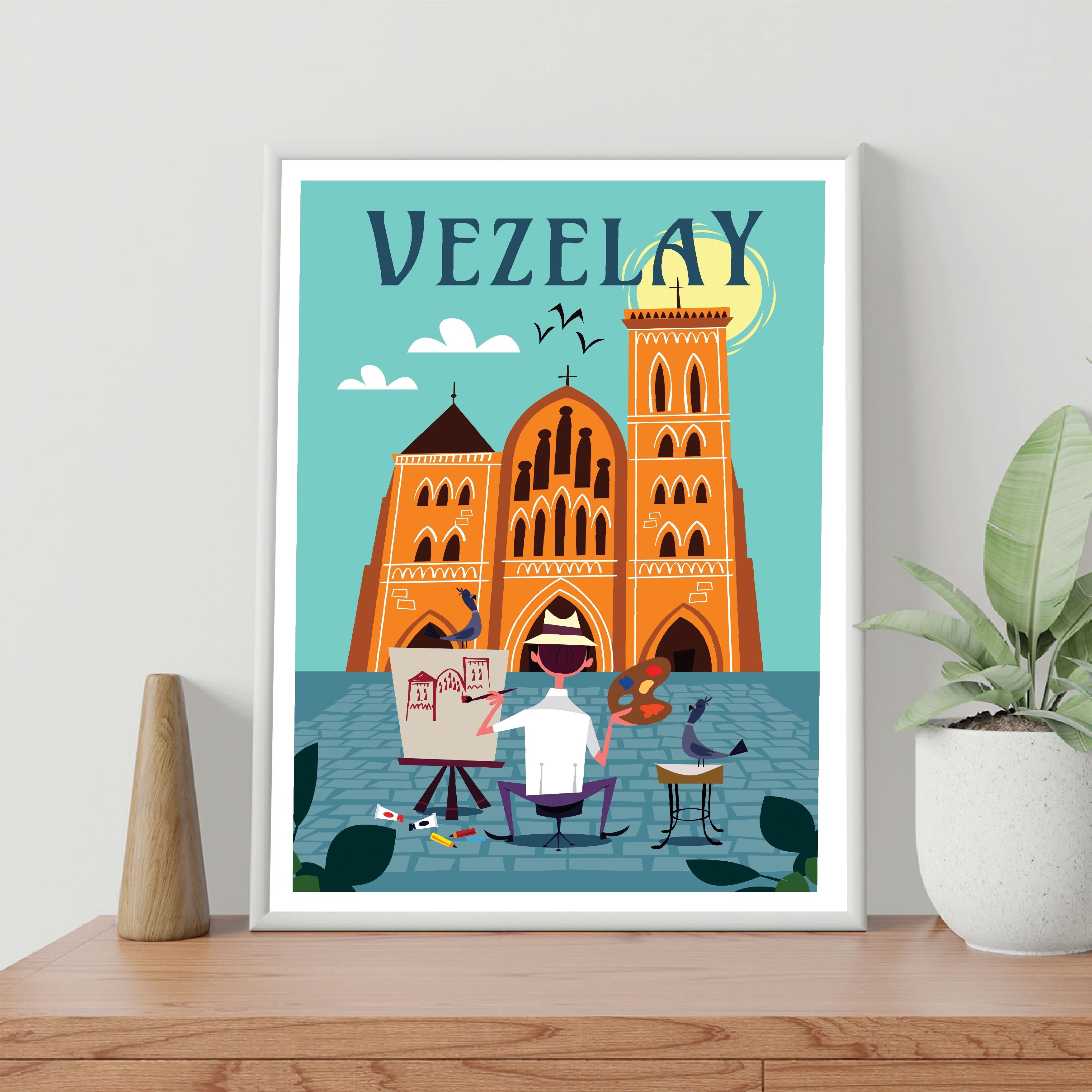 POSTER 30 CM PER 40 VEZELAY HUMOR