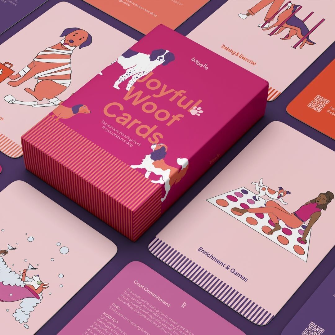 Carte "Joyful Woof" - Un mazzo di carte perfetto per creare un legame tra te e il tuo cane