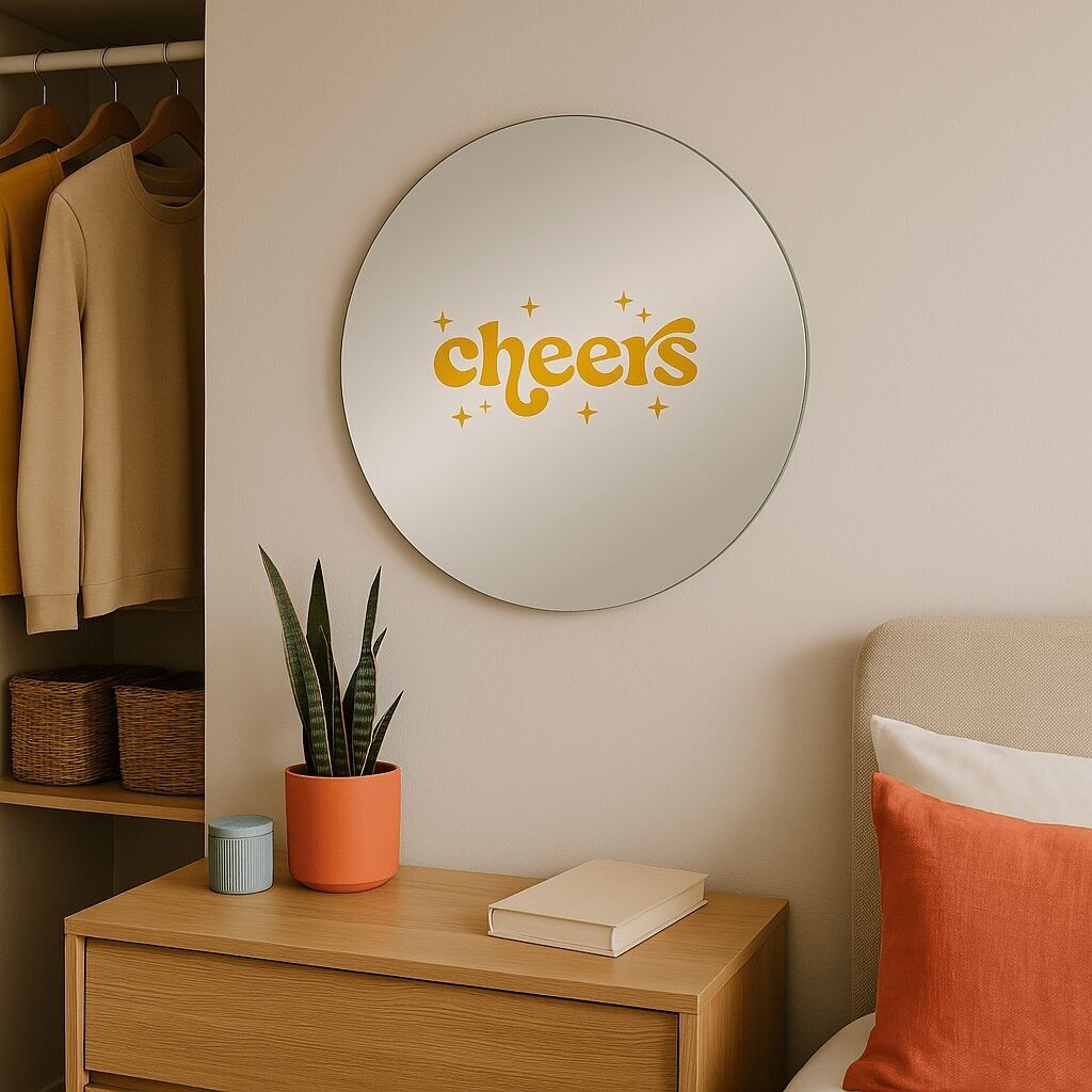 Miroir mural - Cheers