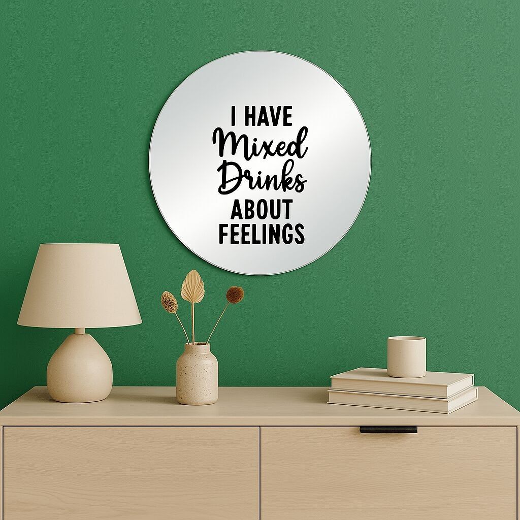 Miroir mural - Drinks